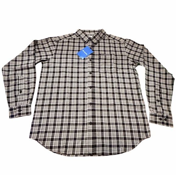 Columbia Other - Columbia Men's Vapor Ridge III Long Sleeve Plaid Shirt - Medium, Black/Gray